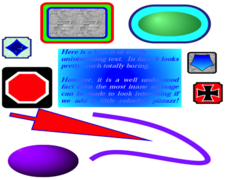 Dynamic shapes and color fills in PSL Page Builder