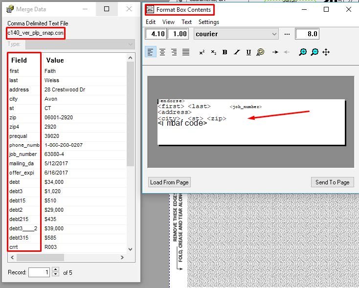 PSL Page Builder merge data from a .csv file where the field names come through as the first data row
