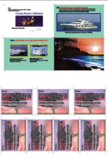 N-up imposition of postcards on a press sheet